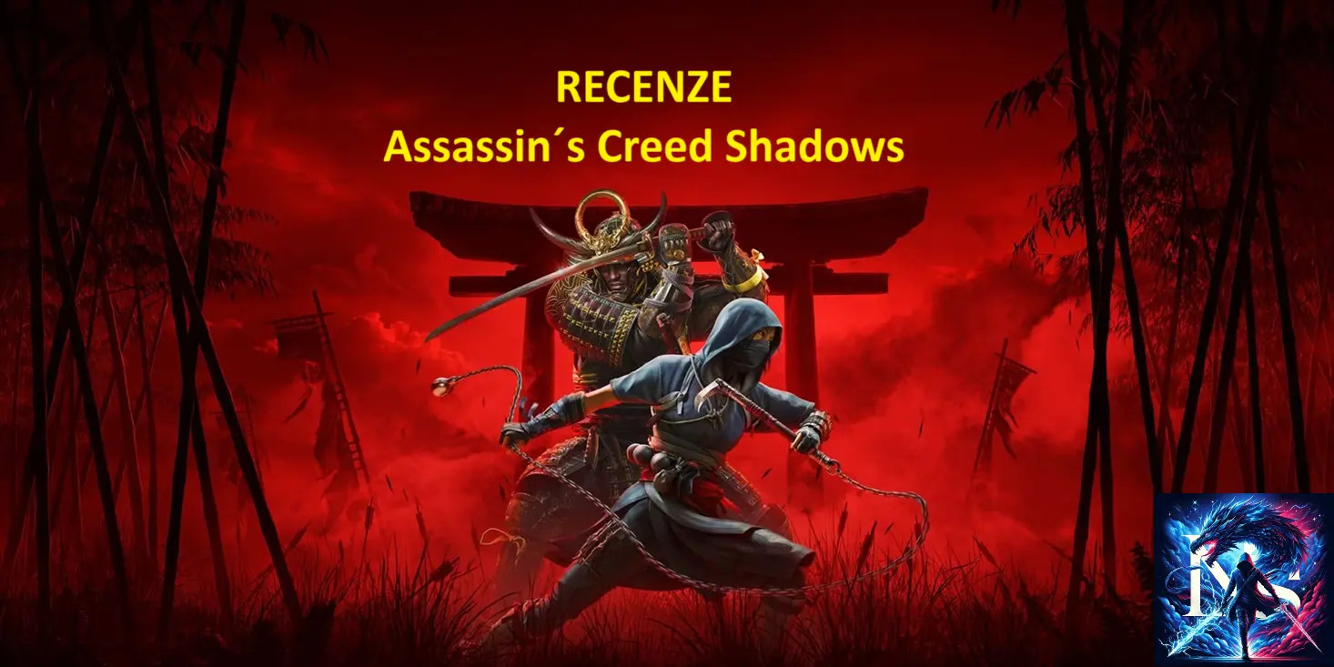 Ninja a samuraj z Assassin’s Creed Shadows v boji před torii
