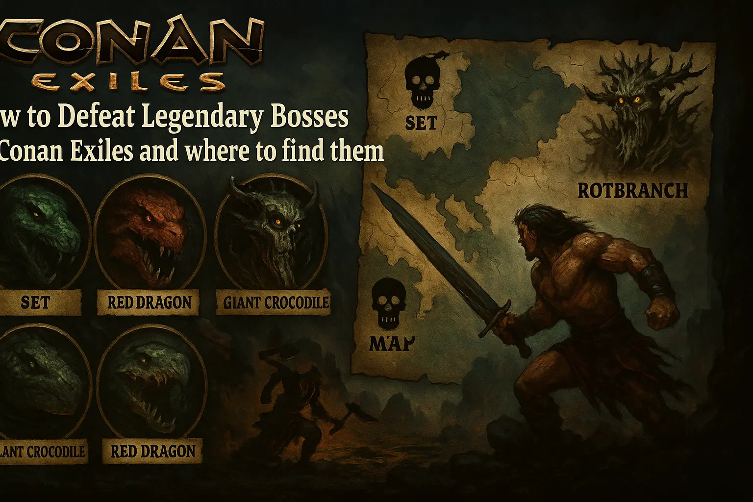 How to Defeat Legendary Bosses in Conan Exiles and Where to Find Them by MagicStark