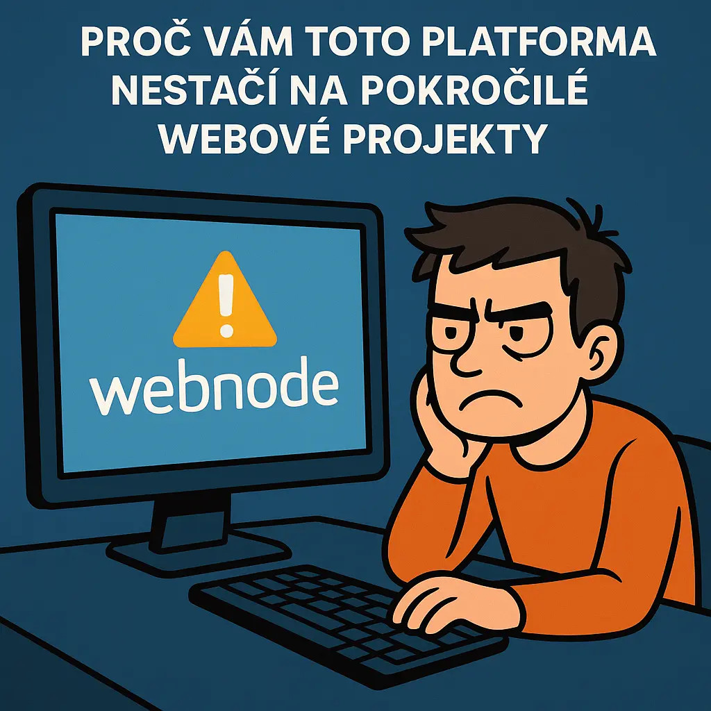 Webnode omezení: Proč vám tato platforma nestačí na pokročilé webové projekty