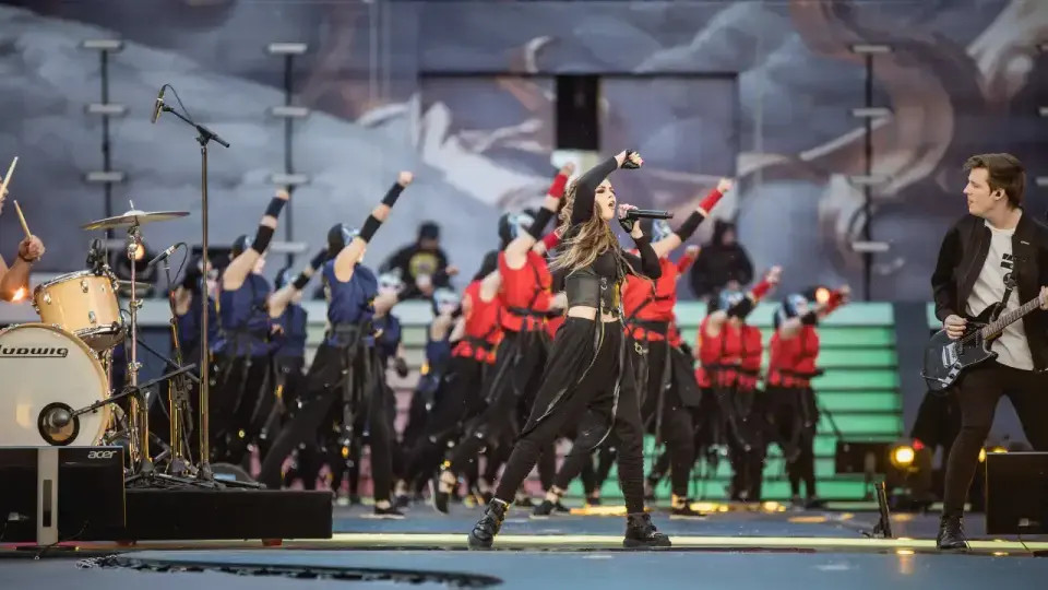 Virtual Dragon and Olympic Stadium - Worlds 2017 Ceremony Receives Event of the Decade Title by MagicStark