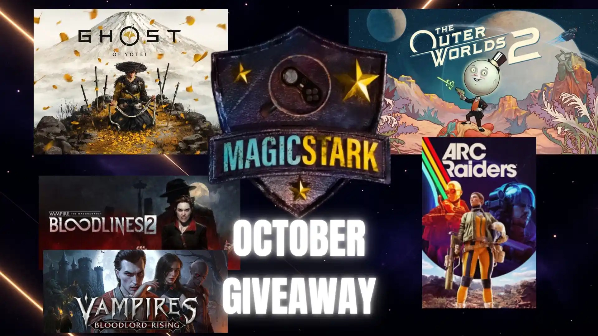 October 2025 Giveaway: Win Games and Peripherals! by MagicStark